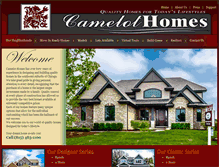 Tablet Screenshot of camelot-homes.com